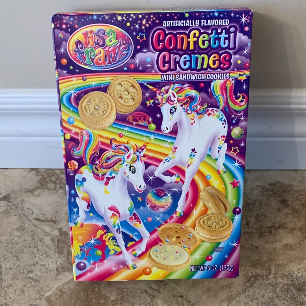 Lisa Frank Collectible box NEW box only unicorn confetti